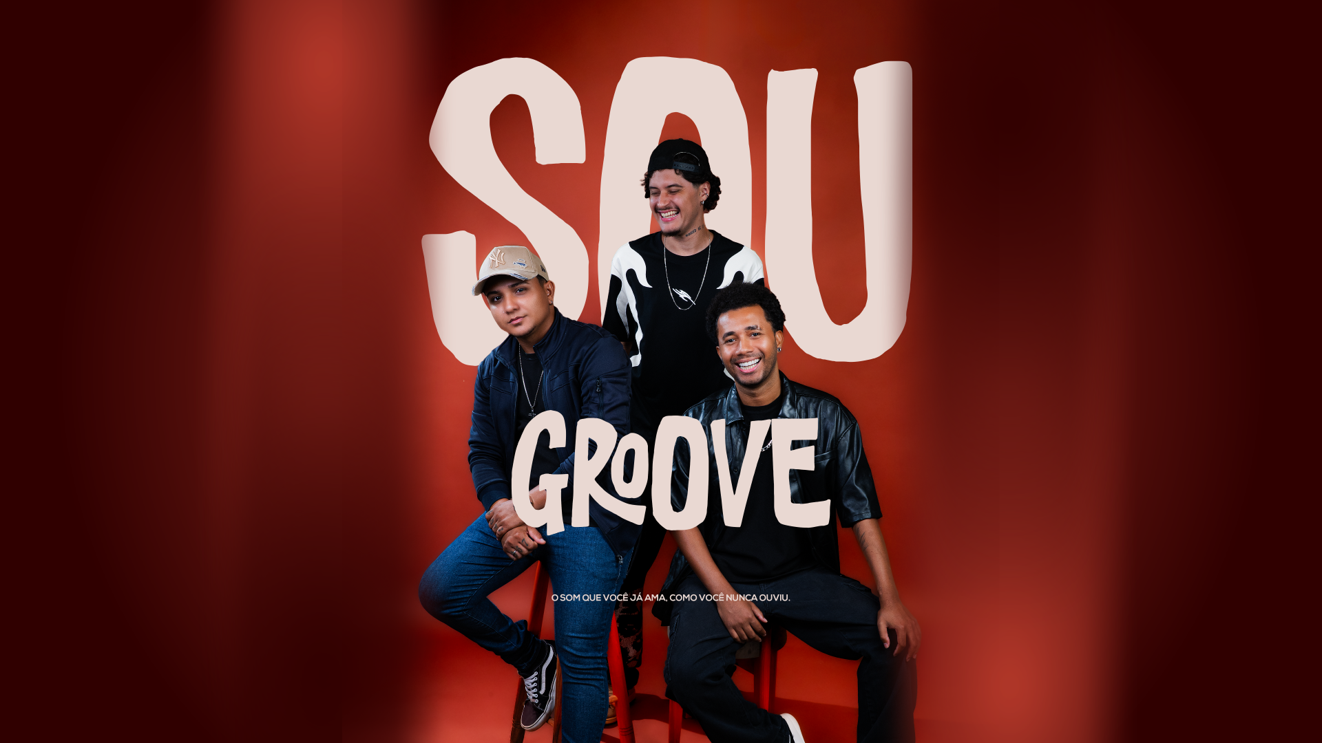 Sou Groove - Os três integrantes da banda